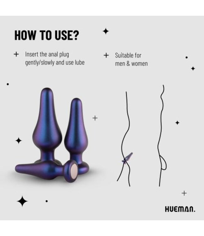 Hueman - Comets Buttplug Set