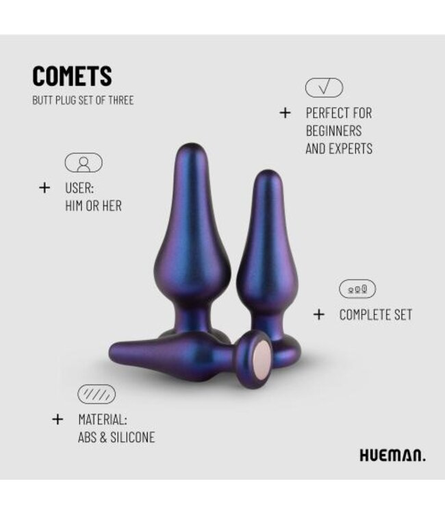Hueman - Comets Buttplug Set