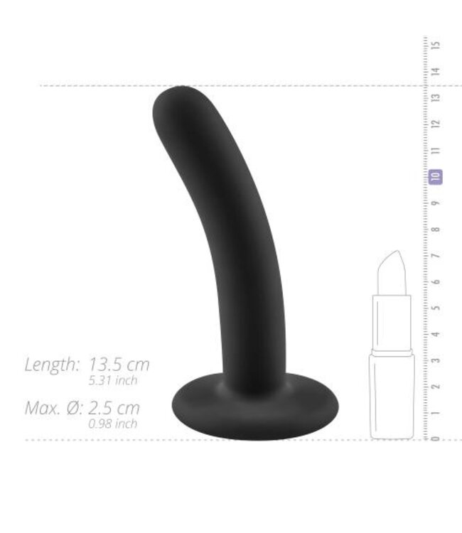 No-Parts - Logan Dildo 13.5 cm - Zwart