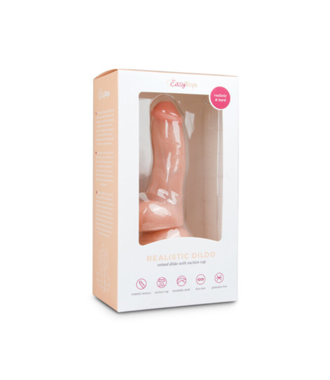 Realistische Dildo Met Balzak - 15 cm