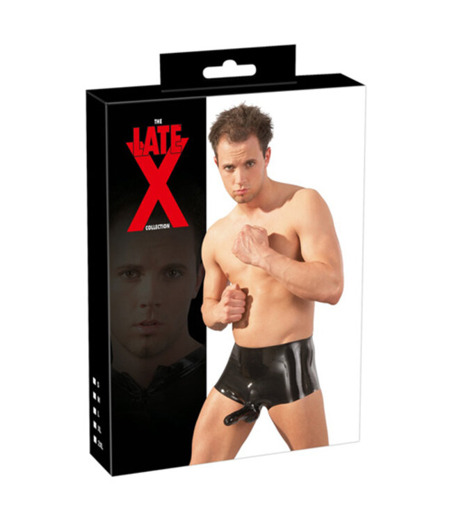 Latex Boxer Met Sleeve