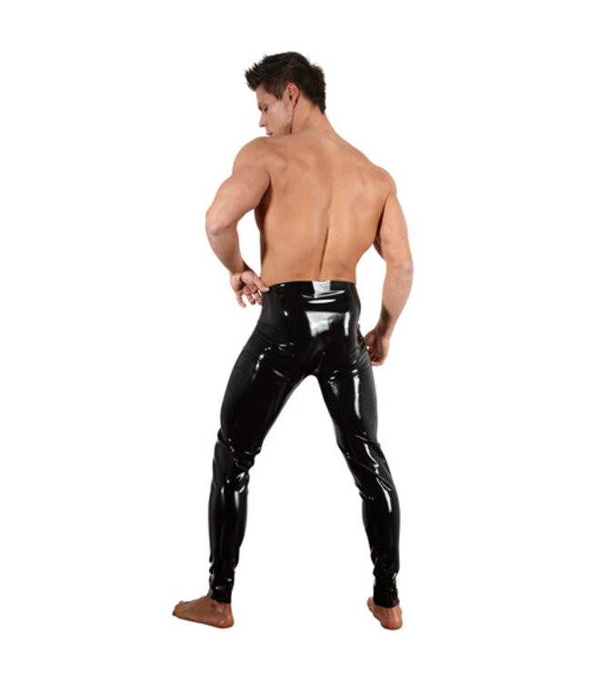 Latex Legging Met Rits