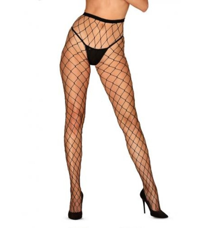 Visnet Panty - Zwart