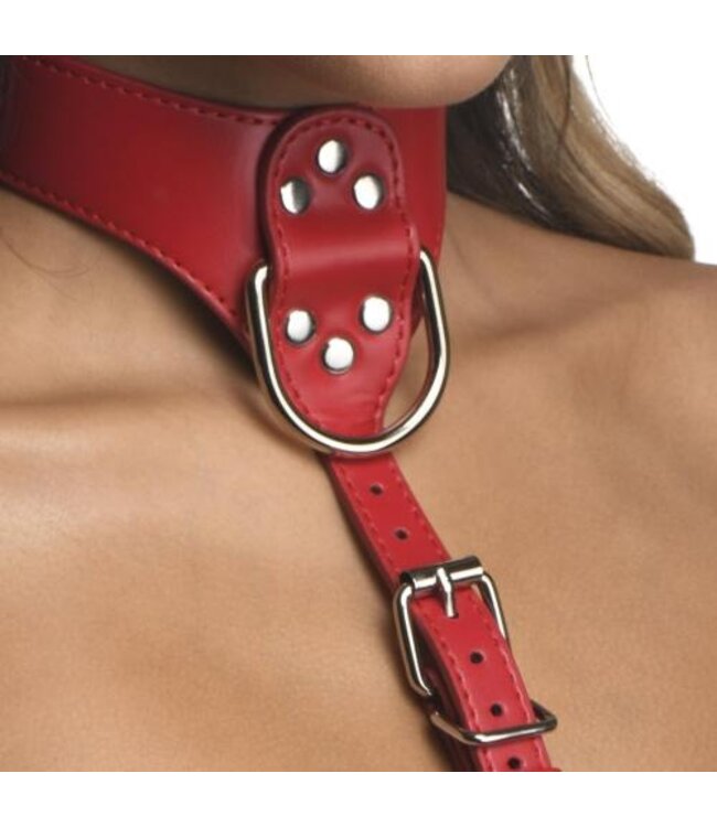 Female Chest Harnas - Rood