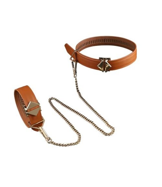 LOCKINK - Bondage & Restraint Set - bruin