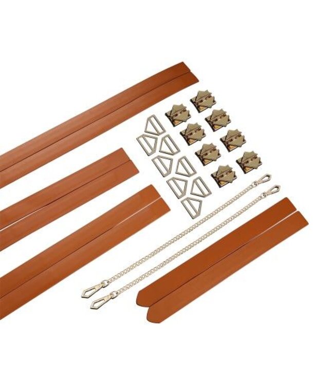 LOCKINK - Bondage & Restraint Set - bruin