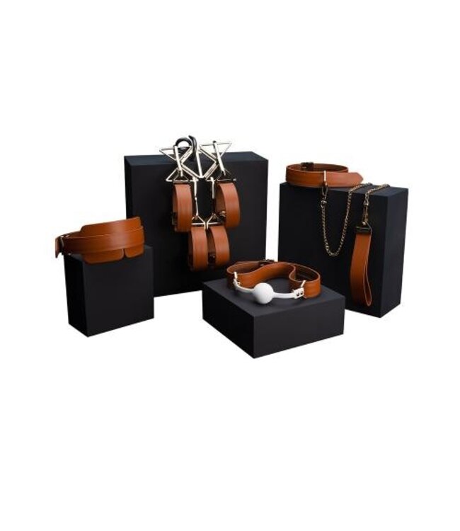 LOCKINK - Bondage & Restraint Set - bruin