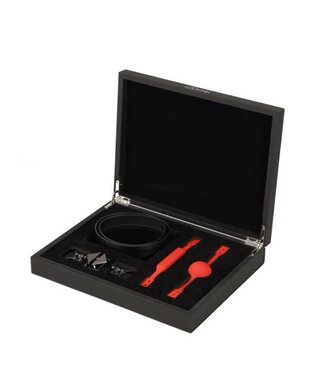 LOCKINK LOCKINK - Ball-Gag & Gag-bite Set - zwart