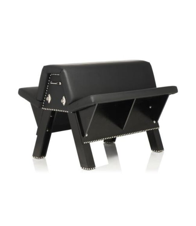 Bareback Submission Horse Bondage Bank - Zwart