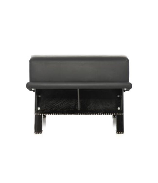 Bareback Submission Horse Bondage Bank - Zwart