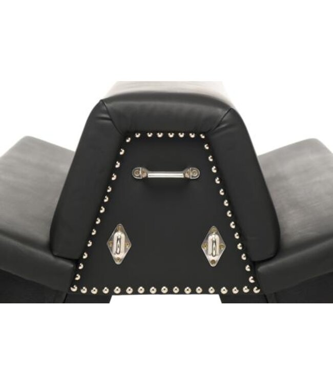 Bareback Submission Horse Bondage Bank - Zwart