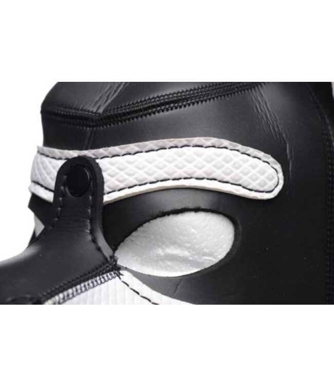 Spike Puppy BDSM Hood - Zwart/Wit
