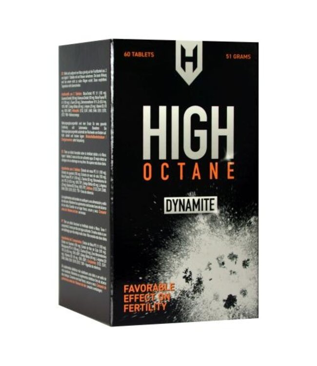 High Octane Dynamite Sperma Verbeteraar - 60 capsules