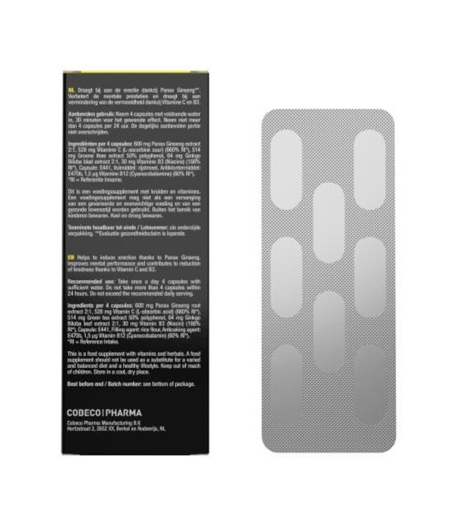 Golden Erectie Pillen - 8 stuks