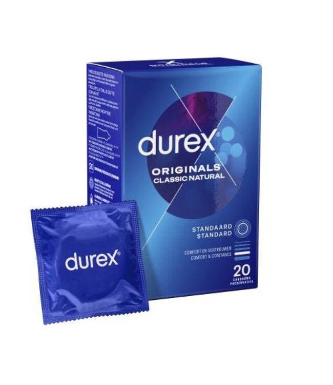 Durex Classic Natural Condooms - 20 stuks