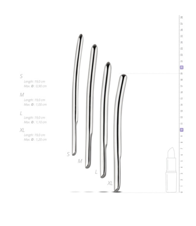 Sinner - Metalen Dilator Set 9-12mm - 4 Stuks