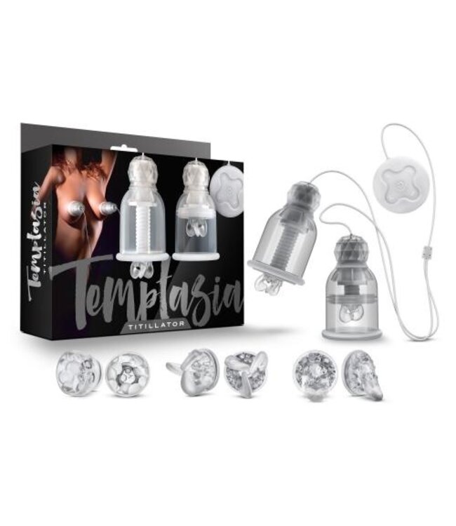 Temptasia - Titillator Vibrerende En Roterende Tepelzuigers