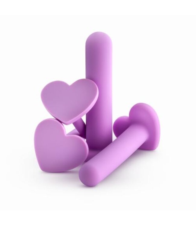 Wellness - Siliconen Vagina Dilator Set - Paars