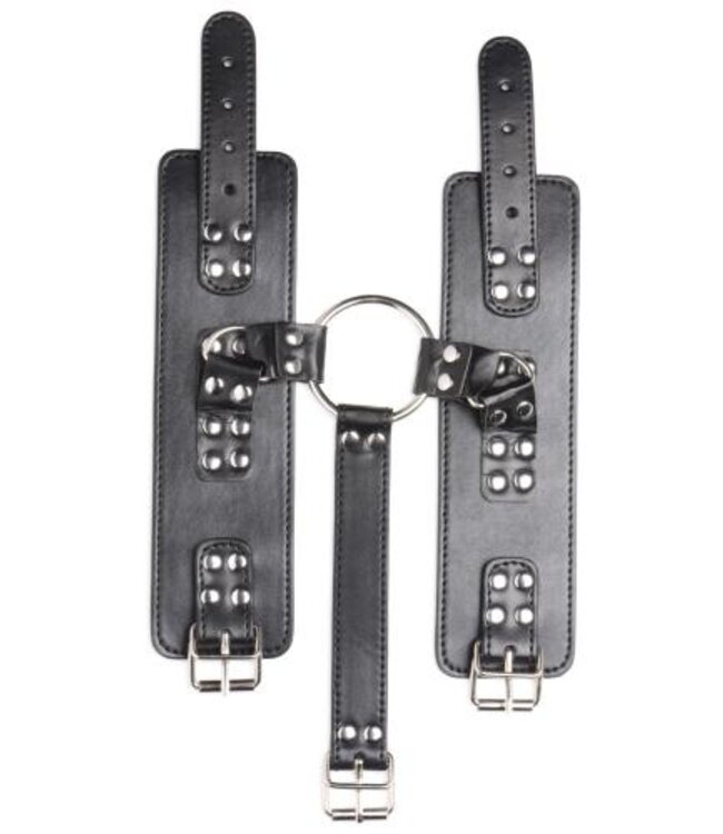 Halsband Met Polsboeien Restraint Set - Zwart