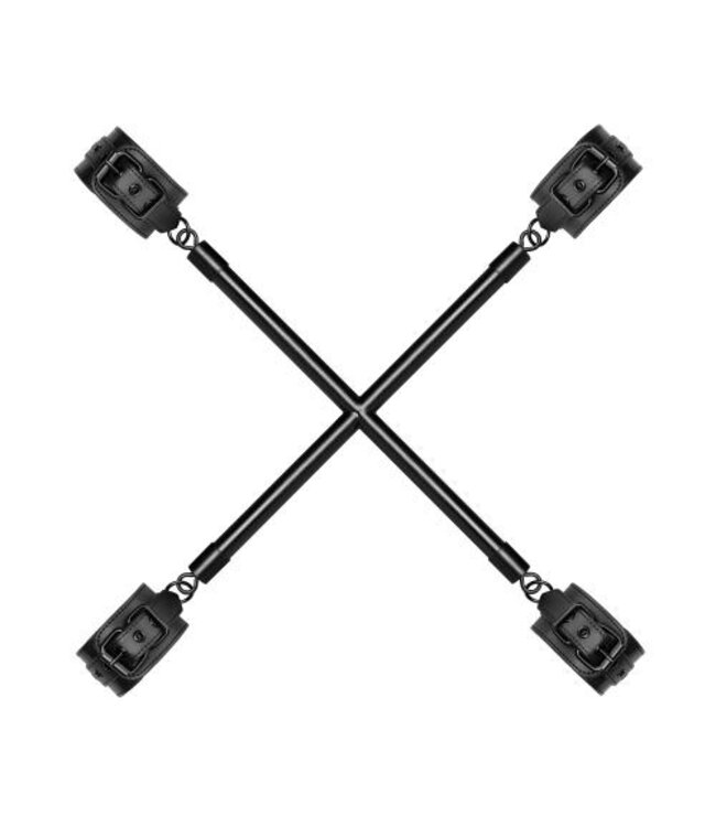 Hog Tie Cross Stang Met Boeien - Zwart