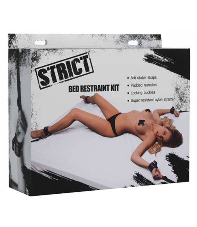 XR Brands - Bed Restraint Kit Bedboeien - Zwart