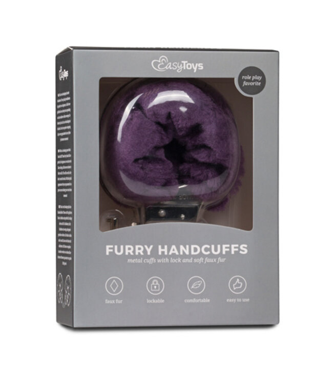 Bonten handboeien - paars