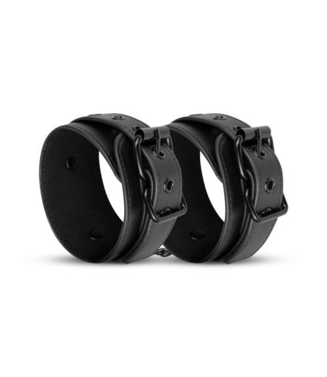 Kunstleren Handboeien - Zwart