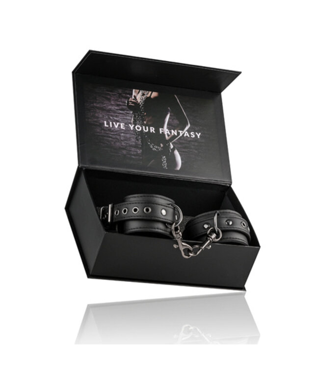 Zwarte Kunstlederen Handboeien