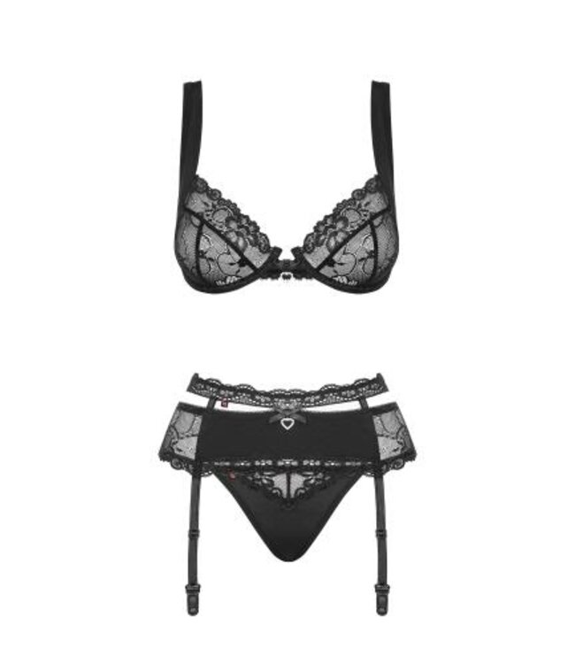 Heartina Driedelige Jarretelset