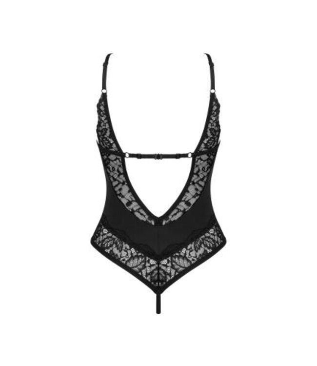 Bellastia Body Met Open Kruisje - Zwart