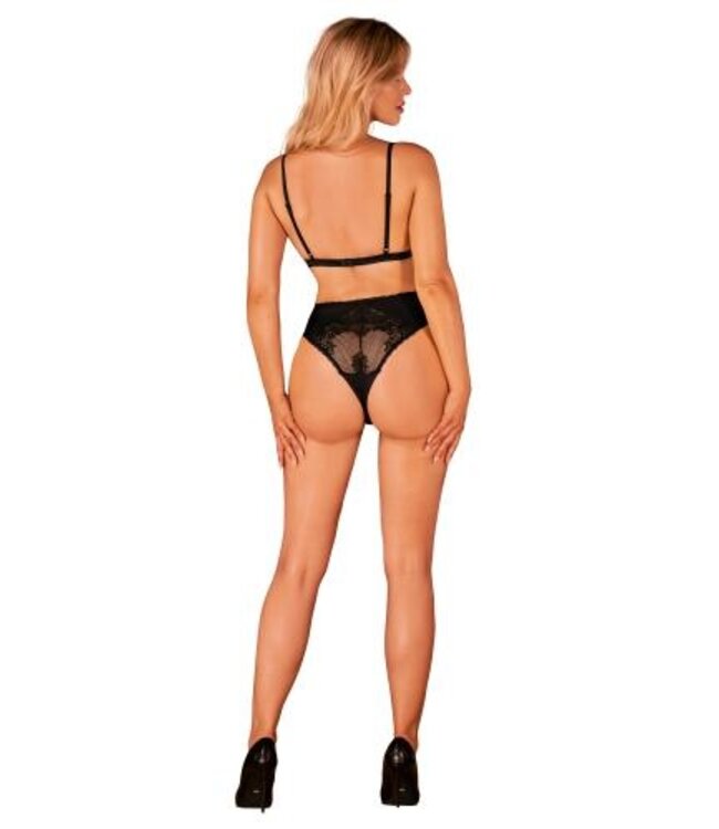 Maderris Romantische Zwarte Body