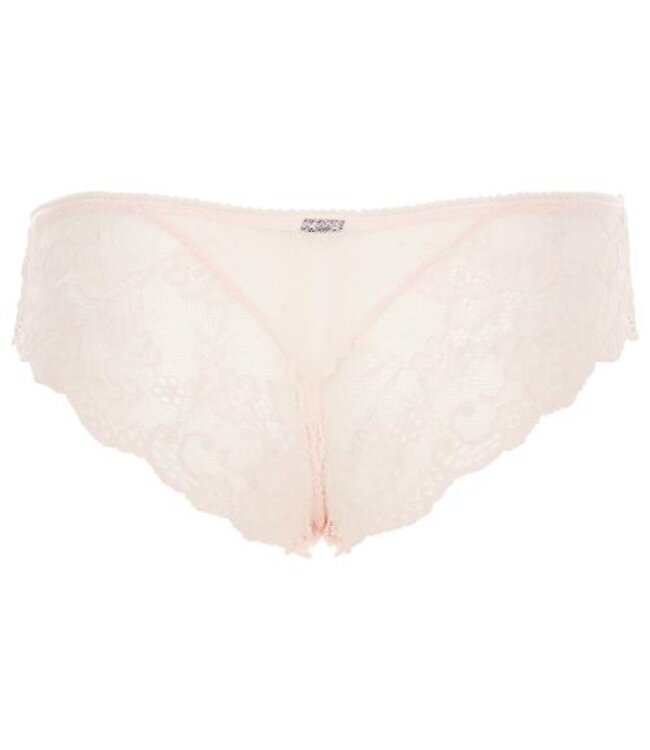 Surrender Sexy Slip Met Open Kruisje - Roze