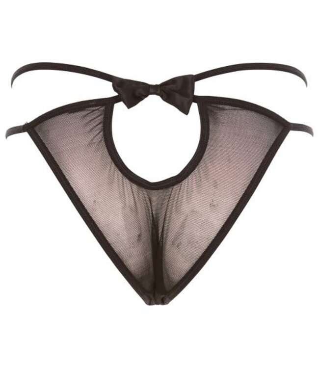 Femme Fatale Kruisloze Slip - Zwart