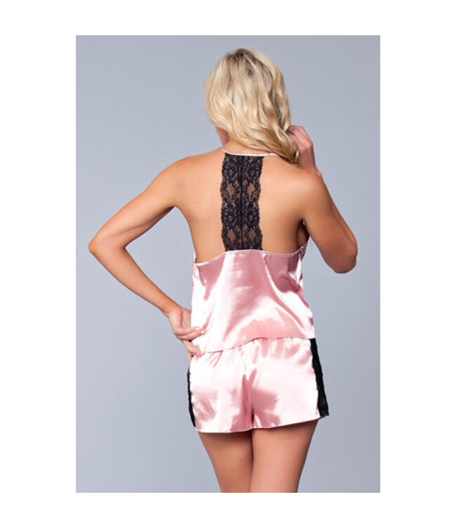 Jasmina Hemd & Short Set - Roze
