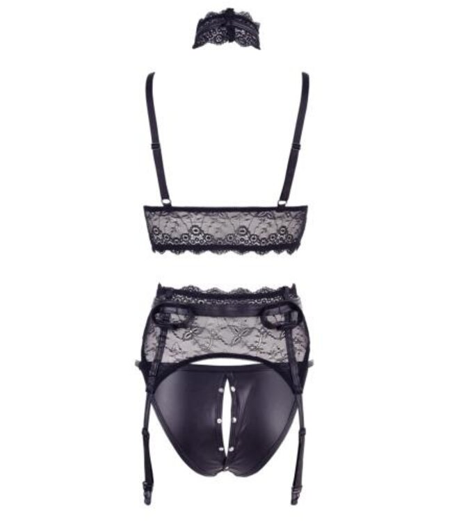 Sexy Jarretelsetje  - Zwart