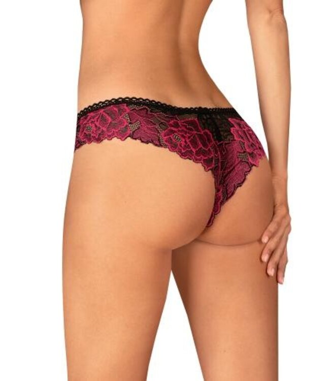 Obsessive - Rosenty Slip - Zwart/Paars