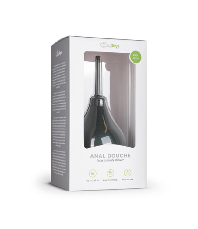 Easytoys Zwarte Anaal Douche - Groot