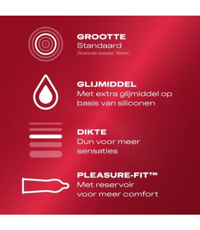 Durex Thin Feel Condooms Extra Dun - 10 stuks