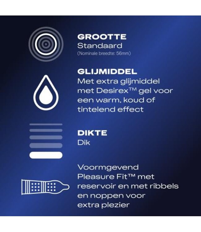 Durex Condooms Orgasm Intense - 10 stuks