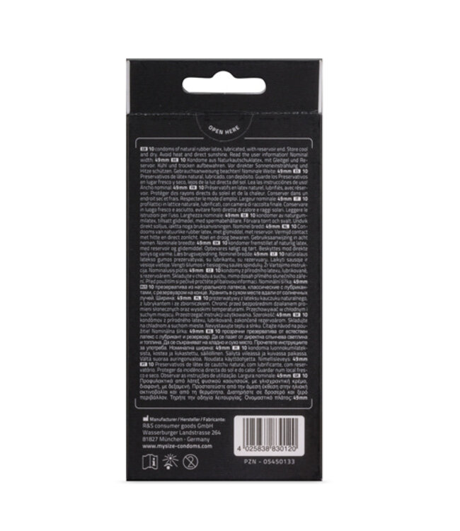 MY.SIZE Pro 49 mm Condooms - 10 stuks