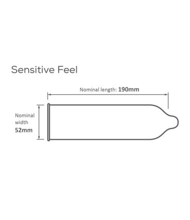 Pasante Sensitive Feel Condooms - 12 Stuks