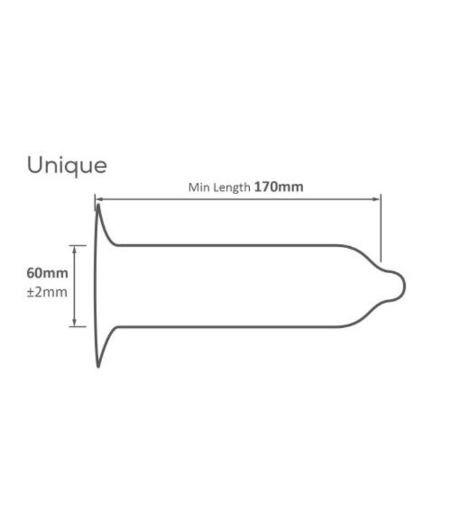 Pasante Unique Latex-vrije condooms 3 stuks