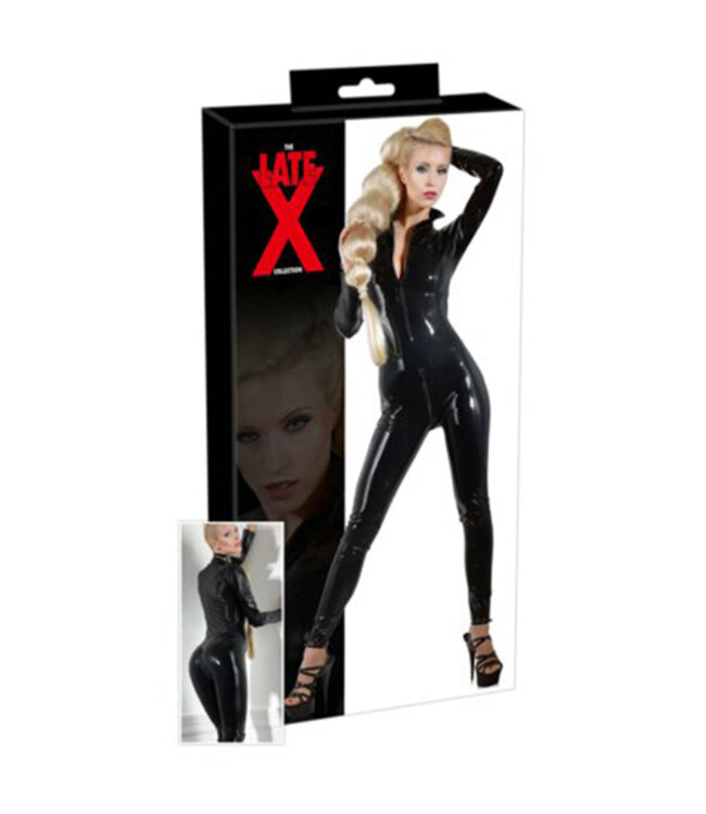 Latex Catsuit Met Ritsen