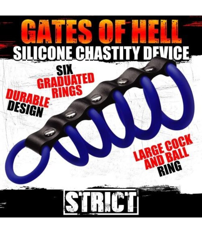 Gates of Hell Chastity Device- Zwart