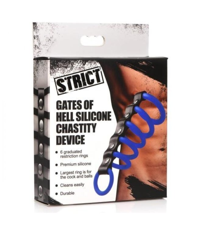 Gates of Hell Chastity Device- Zwart