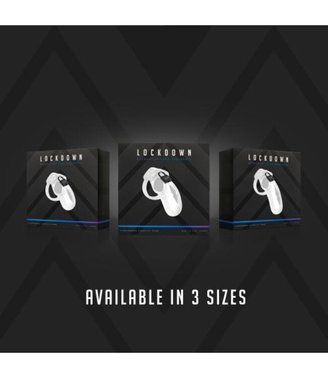 Lockdown Kuisheidskooi Transparant - Large