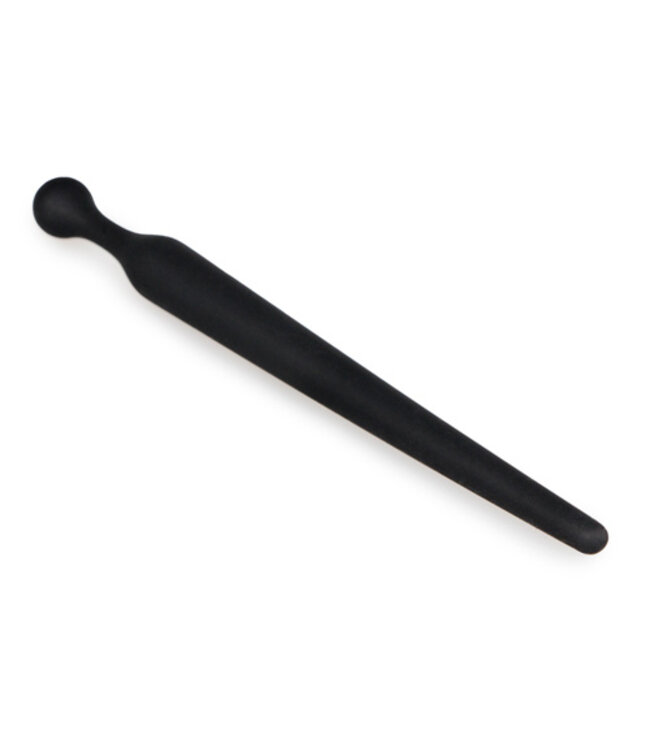 Zachte Siliconen Dilator - Zwart