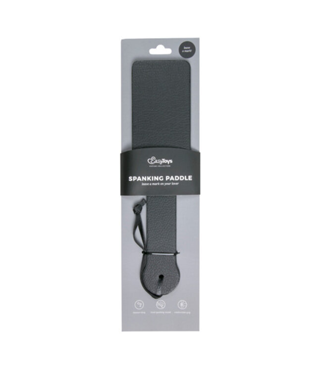 Zwarte kunstleren paddle