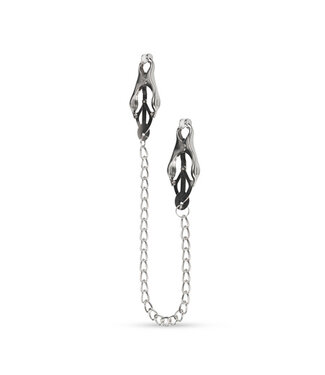 Easytoys Fetish Collection Vlinder Tepelklemmen Met Ketting