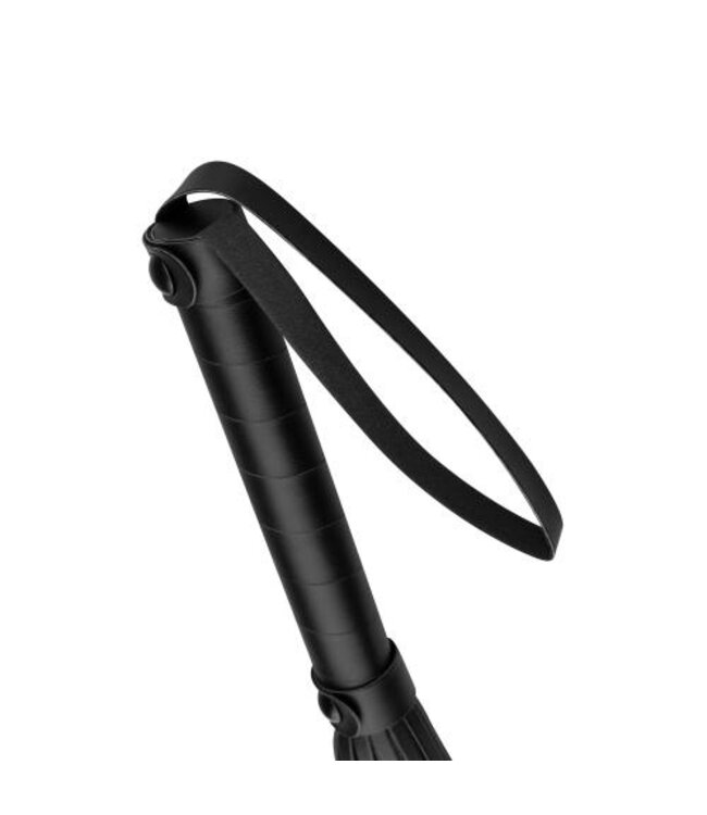 Kunstleren Flogger - Zwart